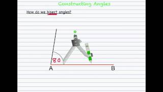 How to Construct 30 45 60 90 and 120 degrees [upl. by Acinyt]