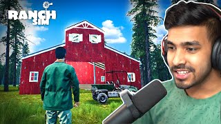 MOVING COW amp PIGS TO BARN  RANCH SIMULATOR GAMEPLAY 4 [upl. by Ylimme]