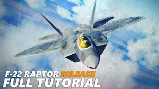 F22 Raptor Release and Full TutorialGuide  Digital Combat Simulator  DCS [upl. by Dyche449]