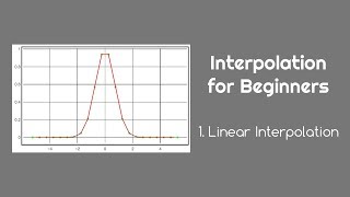 Interpolation for Beginners 1 Linear Interpolation [upl. by Henryson164]