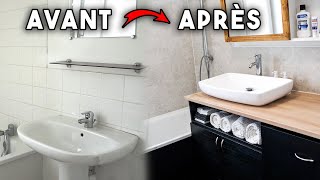 Rénovation Petite Salle de Bain ingénieuse [upl. by Narual]