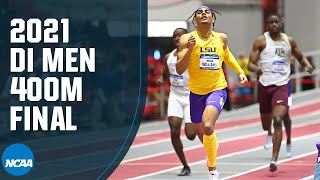 Mens 400M  2021 NCAA Indoor Track and Field Championship [upl. by Aceissej]