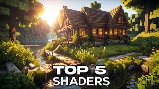 TOP 5 Minecraft Shaders 2024  RTX 4080 [upl. by Brandyn]