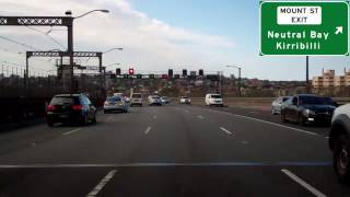 Sydney Harbour Bridge Anzac Bridge amp Sydney Australia CBD Freeway Tour [upl. by Alios]