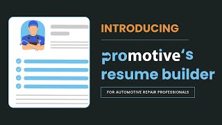 Promotive Resume Builder [upl. by Neroc]