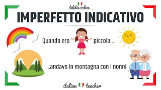 IMPERFETTO INDICATIVO  VERBS  Italian for Beginners [upl. by Alfonse]