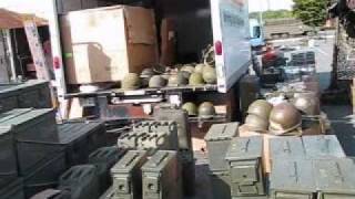 Huge Military Surplus Flea Market [upl. by Ahsrats]