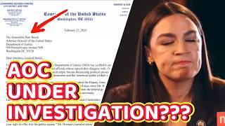 AOC TERRIFIED Begs DOJ to Reveal Investigation into Her Helping Migrants aoc newyork immigration [upl. by Aielam583]