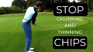 HOW TO HIT CHIP SHOTS AROUND THE GREEN  EASY TECHNIQUE [upl. by Thessa]