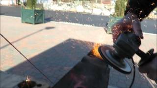 How to sharpen a mulching blade [upl. by Dumanian]