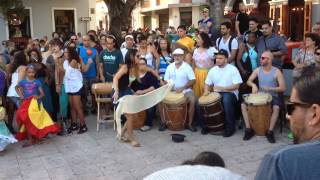 Live Bomba music in Old San Juan Puerto Rico [upl. by Audrey15]