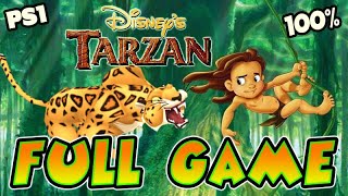 Disneys Tarzan 100 FULL GAME Longplay PS1 N64 PC [upl. by Atil]