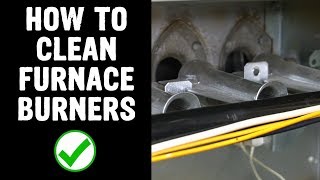 How To Clean Furnace Burners [upl. by Airotciv]