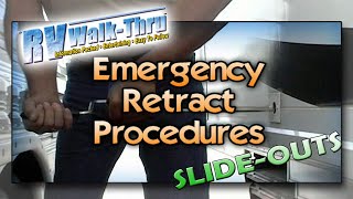 RV Slides  Emergency SlideIn and Manual Retract Procedures [upl. by Namlak]