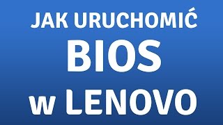 Jak uruchomić BIOS w laptopie Lenovo [upl. by Bottali]