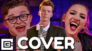 Rick Astley  Never Gonna Give You Up Pop Punk Cover  CG5 amp Halocene [upl. by Griggs]