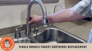 Delta Single Handle Faucet Cartridge Replacement [upl. by Lock]