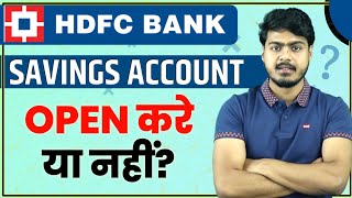 HDFC Bank regular savings account all details  hdfc bank savings account open kare ya nahi [upl. by Mylander]