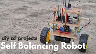 Arduino Self Balancing Robot diy sci projects [upl. by Ethelinda]