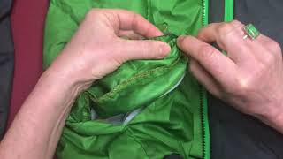 Mending with ladder stitch  invisible coat repair [upl. by Nedloh]