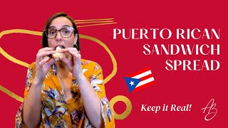 How to make Puerto Rican sandwich spread sandwichitos de mezcla [upl. by Fulton]