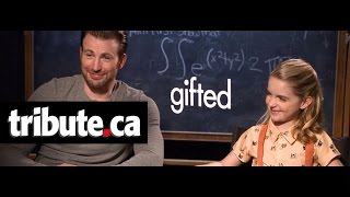 Chris Evans amp McKenna Grace for Gifted [upl. by Namhcan]