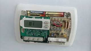 WhiteRodgers thermostat Model 1F80261 [upl. by Estrella]