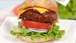 Beef Hamburger Recipe Homemade Beef Patties and Easy Hamburger Sauce  Cooking with Dog [upl. by Esertak]