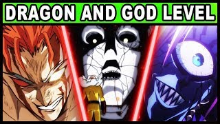 All Dragon and GodLevel Monsters Explained One Punch Man [upl. by Atsahc595]