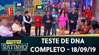 Teste de DNA  Completo  Programa do Ratinho 180919 [upl. by Saitam]