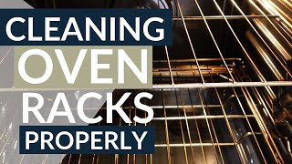 CLEANING OVEN RACKS Proper and Easy Cleaning Method  No need to use a bathtub [upl. by Lot234]