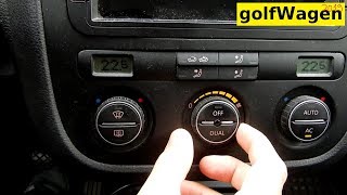 VW Golf 5 HVAC fuse problem heater fan not working [upl. by Akenit]