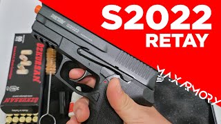 RETAY S2022 9mm Blank Gun  MaxArmory [upl. by Sherris510]