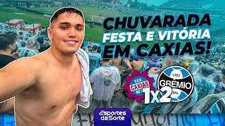 CAXIAS 1x2 GRÊMIO  CHUVARADA E FESTA EM CAXIAS [upl. by Annahahs]