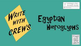 Learn to Write Egyptian Hieroglyphs [upl. by Buehrer]