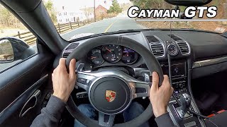 Porsche Cayman 981 GTS Therapy Drive  More Fun than a GT4 POV Binaural Audio [upl. by Konikow]