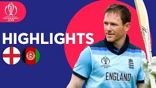 World Record For Sixes  England vs Afghanistan  Match Highlights  ICC Cricket World Cup 2019 [upl. by Nevai]