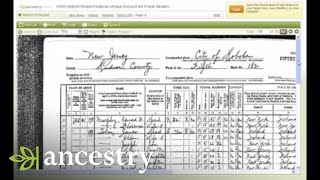 Exploring US Census Records  Ancestry [upl. by Aisetal]