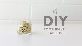 DIY Toothpaste tablets recipe [upl. by Stephani]