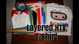 How to layer HTV  Cocomelon shirt [upl. by Buller]