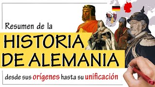 Historia de ALEMANIA  Resumen  Desde sus orígenes hasta la UNIFICACIÓN DE ALEMANIA [upl. by Ttej662]