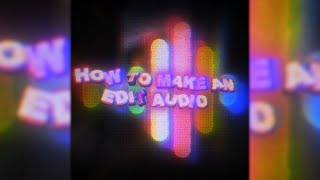 Edit Audio Tutorial After Effects [upl. by Eiramlatsyrc]