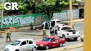 Se desatan dos balaceras en Tepic [upl. by Atazroglam]