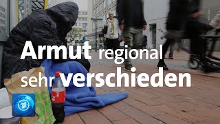 Armut in Deutschland große regionale Unterschiede [upl. by Aliuqat952]