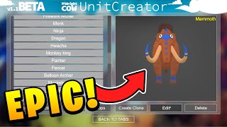 TABS  The UNIT CREATOR Can Do THIS Totally Accurate Battle Simulator Mod [upl. by Kisor]