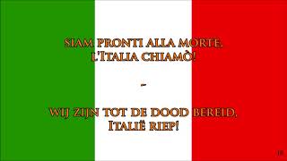 Italiaanse nationale volkslied ITNL tekst  Anthem of Italy Dutch [upl. by Atiuqin]