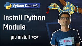 121  Install Python Module using pip Python 3 Programming Tutorials [upl. by Lever]