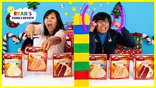 Twin Telepathy Cake Challenge Ryans Mommy vs Daddy [upl. by Ojibbob]