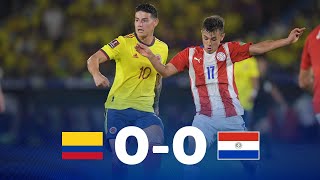 Eliminatorias  Colombia 00 Paraguay  Fecha 14 [upl. by Ahcsat803]