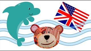 Nombres de animales marinos en inglés para niños [upl. by Humfried68]